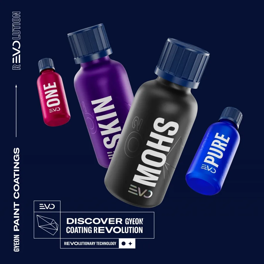 GYEON EVO professional coatings line-up